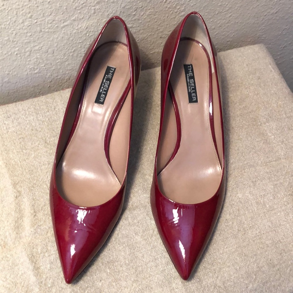 The Seller Italian patent leather pumps